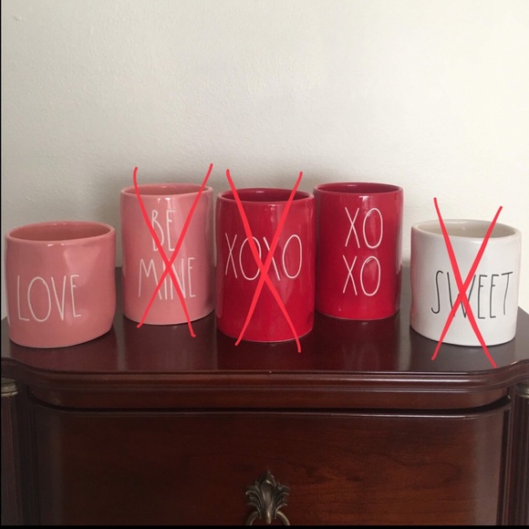 Rae Dunn Other - 🔥 NEW Rae Dunn Valentines Candles mix n match🕯💖 Pink LOVE